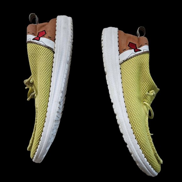 Hey Dude Wally Funk SpongeBob Shoes Size Women's 7 or Men's 6 - Picture 2 of 7